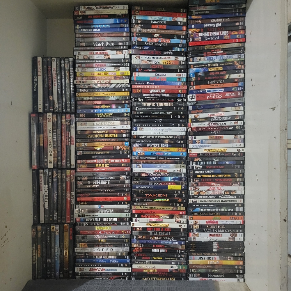 Dvd's.  THIS IS SOLD